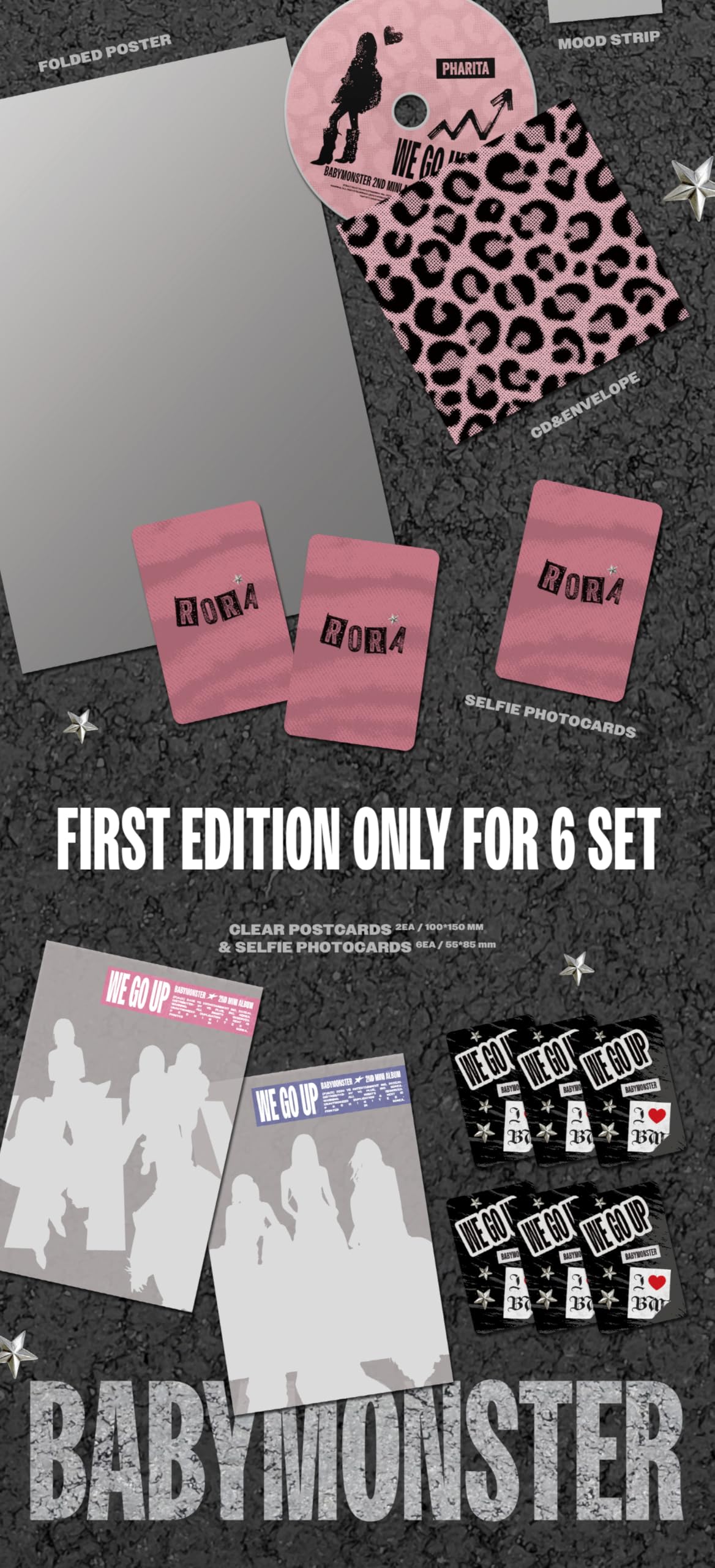 Amazon.co.jp: ベイビーモンスター ベビモン BM BABYMONSTER WE GO UP